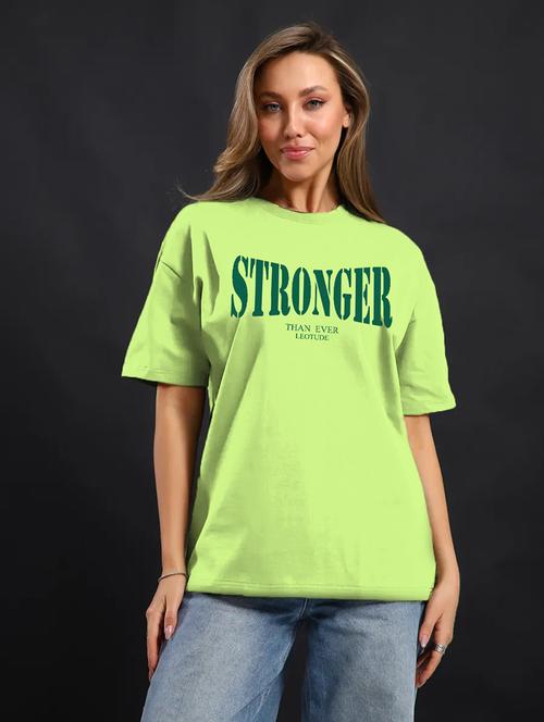 women printed short sleeves oversized t-shirt - 21922716 - Very Small Image - 1