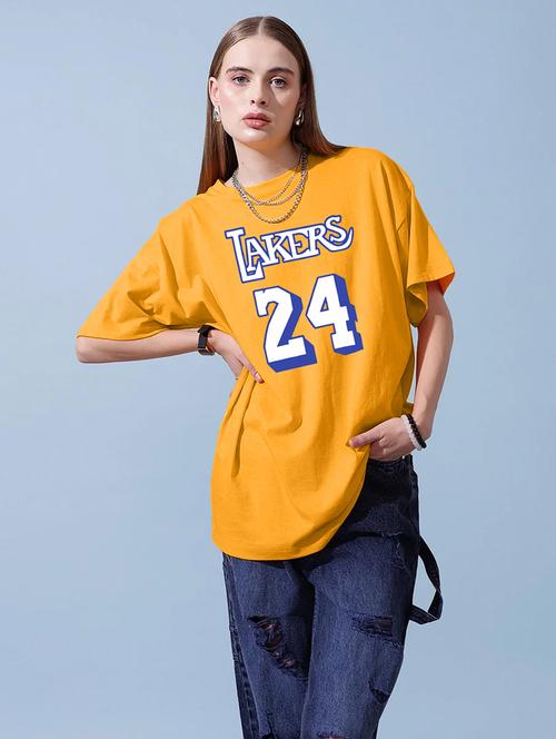 women printed short sleeves oversized t-shirt - 21922732 - Very Small Image - 1