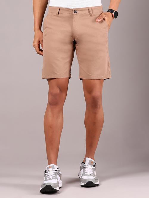 men solid mid rise regular shorts - 21923444 - Very Small Image - 1