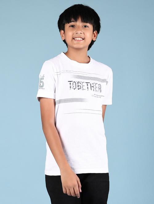 boys printed short sleeves t-shirt - 21923500 - Very Small Image - 1