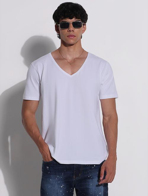 men solid short sleeves regular fit t-shirt - 21923911 - Very Small Image - 1