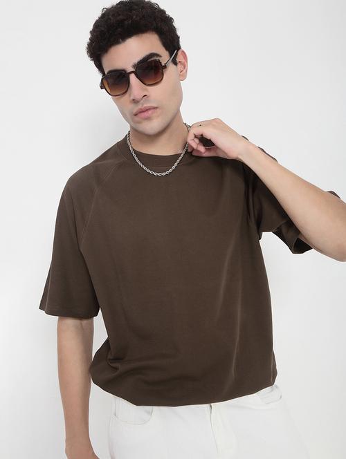 men solid short sleeves loose fit t-shirt - 21923932 - Very Small Image - 1
