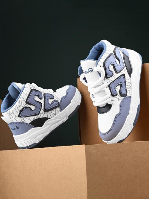 boys printed lace up high ankle sneaker - 21924004 - Very Small Image - 1