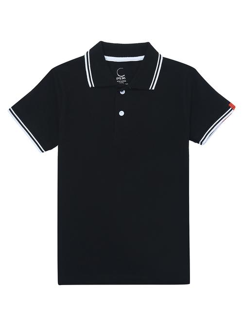 boys solid short sleeve polo t-shirt - 21924843 - Very Small Image - 1