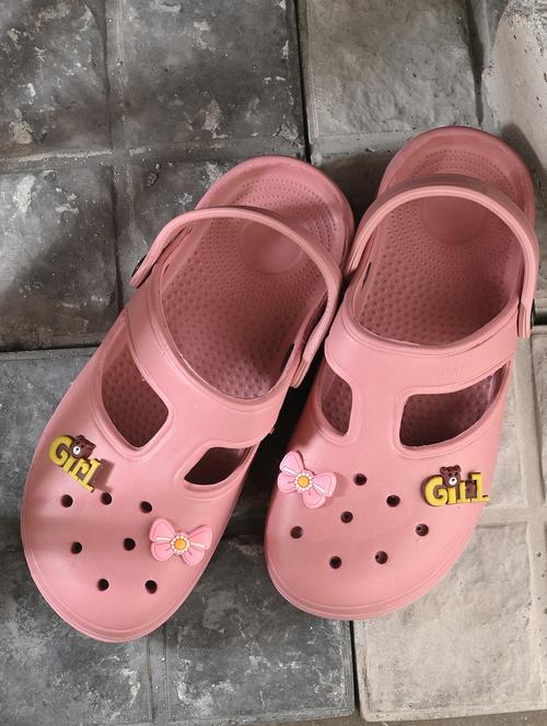 women pink solid clogs - 21925076 - Very Small Image - 1