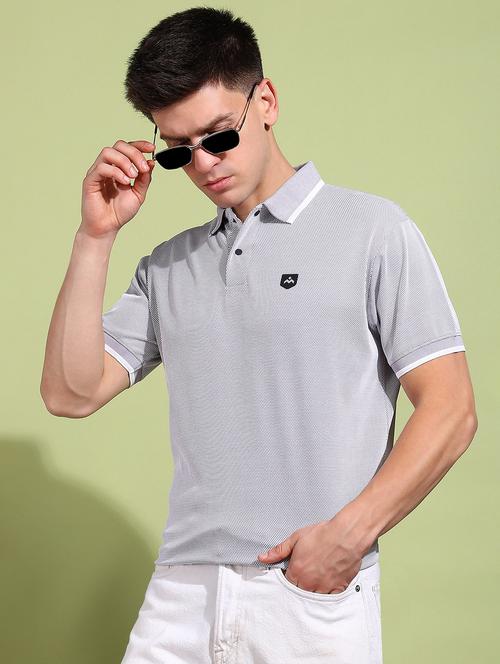 men solid short sleeve regular fit polo t-shirt - 21925534 - Very Small Image - 1