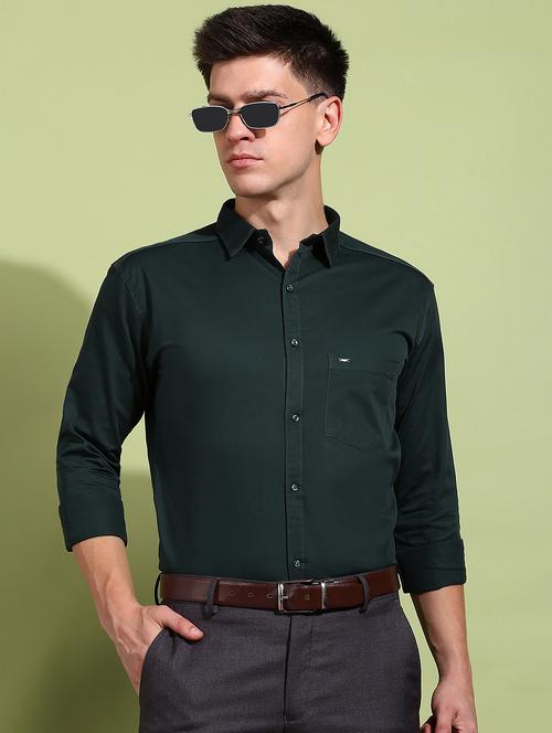 men solid long sleeve regular fit formal shirt - 21925560 - Very Small Image - 1