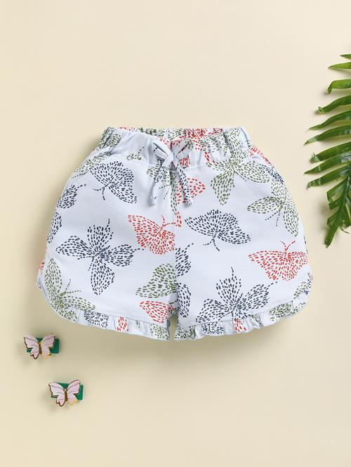 girls printed mid rise short - 21925859 - Very Small Image - 1