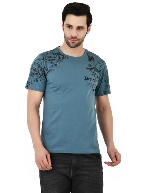 men printed short sleeves regular fit t-shirt - 21927984 - Very Small Image - 1