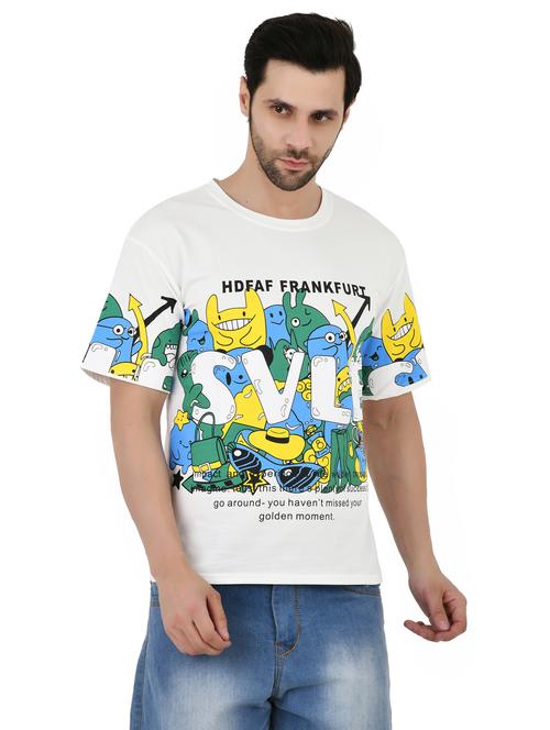 men printed short sleeves loose fit t-shirt - 21928011 - Very Small Image - 1
