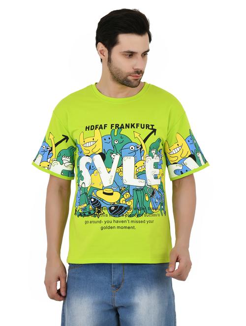 men printed short sleeves loose fit t-shirt - 21928014 - Very Small Image - 1