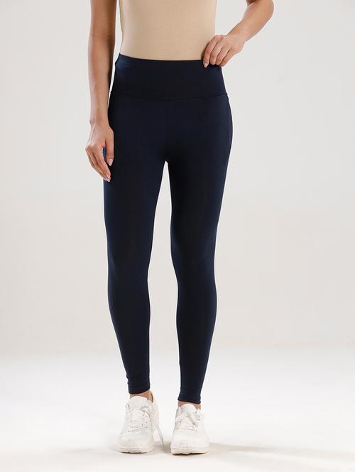 women solid high rise slim fit jegging - 21930290 - Very Small Image - 1