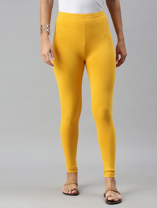 women solid mid rise ankle length legging - 21930313 - Very Small Image - 1