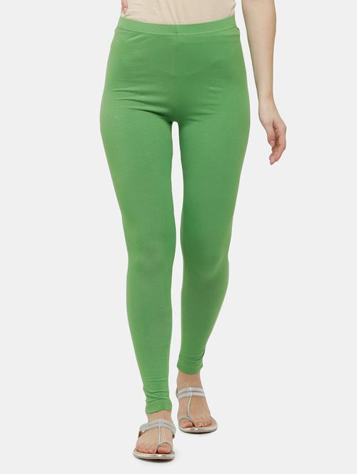 women solid mid rise ankle length legging - 21930336 - Very Small Image - 1