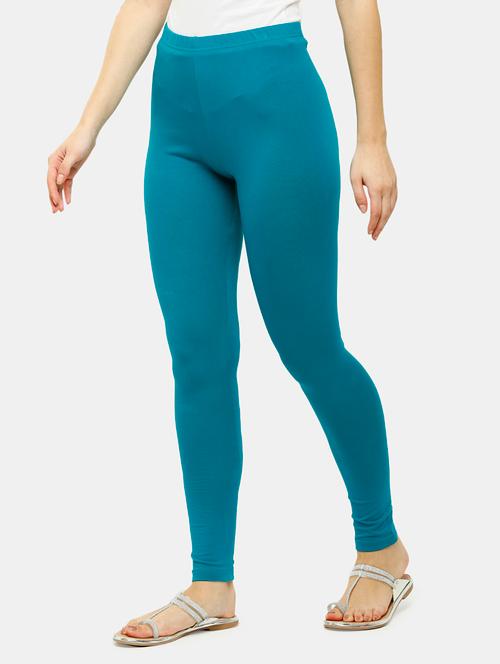 women solid mid rise ankle length legging - 21930346 - Very Small Image - 1