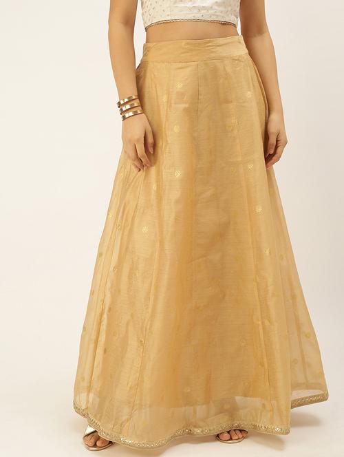 women solid high rise flared skirt - 21930429 - Very Small Image - 1