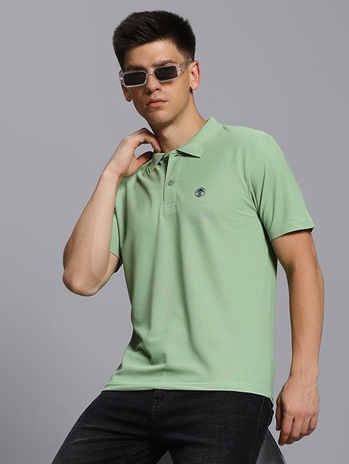 men solid short sleeve regular fit polo t-shirt - 21931021 - Very Small Image - 1