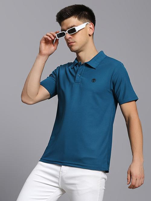 men solid short sleeve regular fit polo t-shirt - 21931024 - Very Small Image - 1