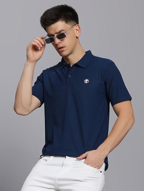 men solid short sleeve regular fit polo t-shirt - 21931026 - Very Small Image - 1
