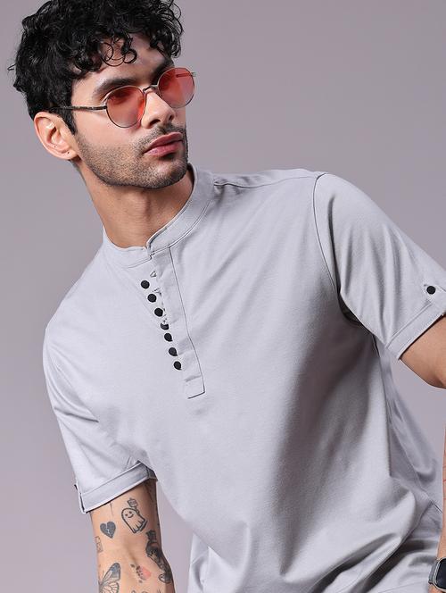 men solid short sleeve regular fit t-shirt - 21931295 - Very Small Image - 1