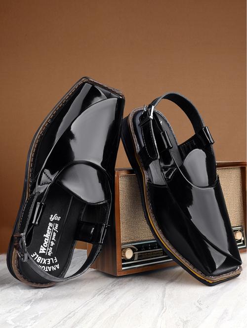 men black back strap sandal - 21931603 - Very Small Image - 1