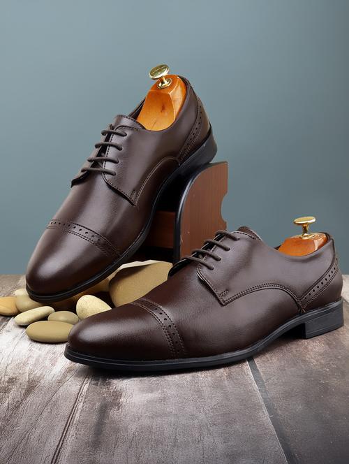 men brown lace-up brouge - 21931650 - Very Small Image - 1