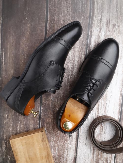 men black lace-up brouge - 21931651 - Very Small Image - 1