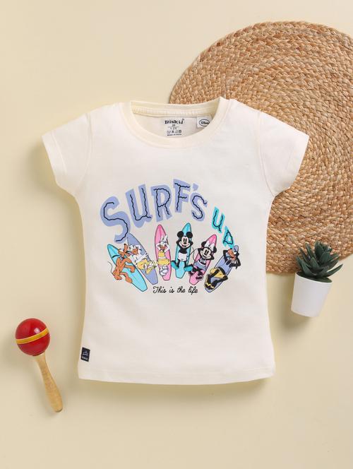 girls printed short sleeves top - 21931990 - Very Small Image - 1