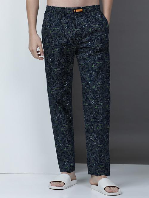 men printed mid rise full length pyjama - 21932048 - Very Small Image - 1
