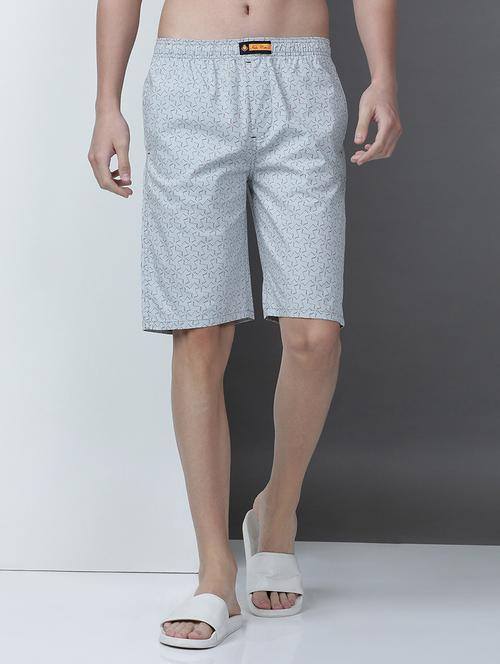 men printed mid rise regular fit shorts - 21932052 - Very Small Image - 1