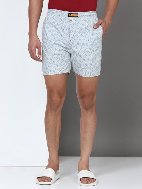 men printed mid rise loungewear boxer - 21932058 - Very Small Image - 1