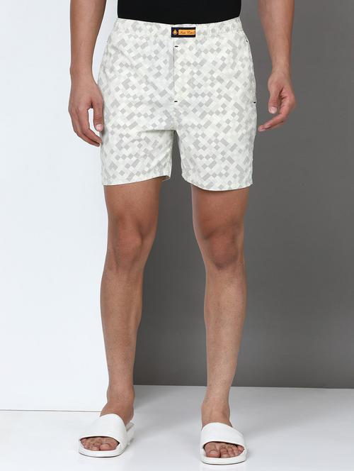 men printed mid rise loungewear boxer - 21932059 - Very Small Image - 1