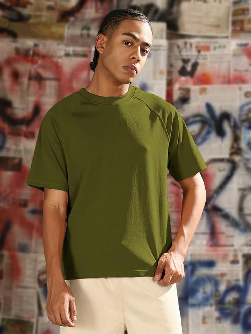men solid short sleeves loose fit t-shirt - 21933631 - Very Small Image - 1