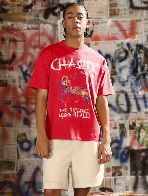 men printed short sleeves loose fit t-shirt - 21933633 - Very Small Image - 1