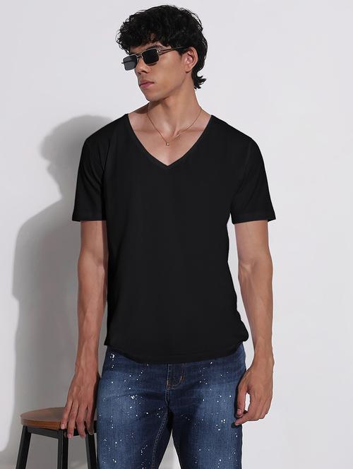 men solid short sleeve regular fit t-shirt - 21933652 - Very Small Image - 1