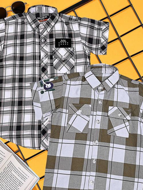 multi colored cotton shirt - 21934933 - Very Small Image - 1