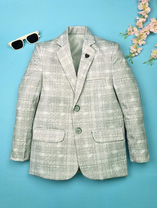 Boys Printed Long Sleeve Casual Blazer - 21935648 - Very Small Image - 1