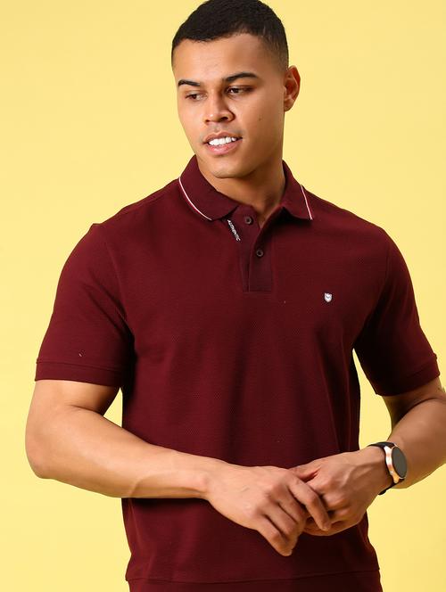 men solid short sleeve regular fit polo t-shirt - 21935854 - Very Small Image - 1