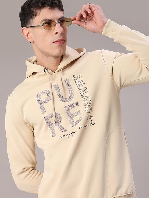 men printed long sleeve hooded sweatshirt - 21938564 - Very Small Image - 1