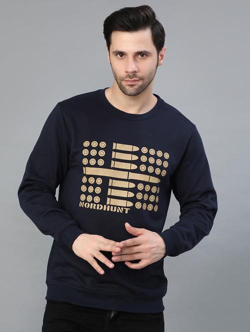 men printed long sleeve sweatshirt - 21938601 - Very Small Image - 1