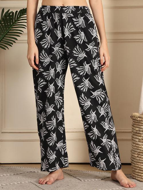 women printed mid rise full length pajama - 21939480 - Very Small Image - 1
