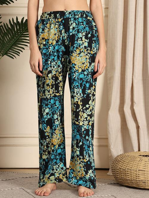 women printed mid rise full length pajama - 21939489 - Very Small Image - 1