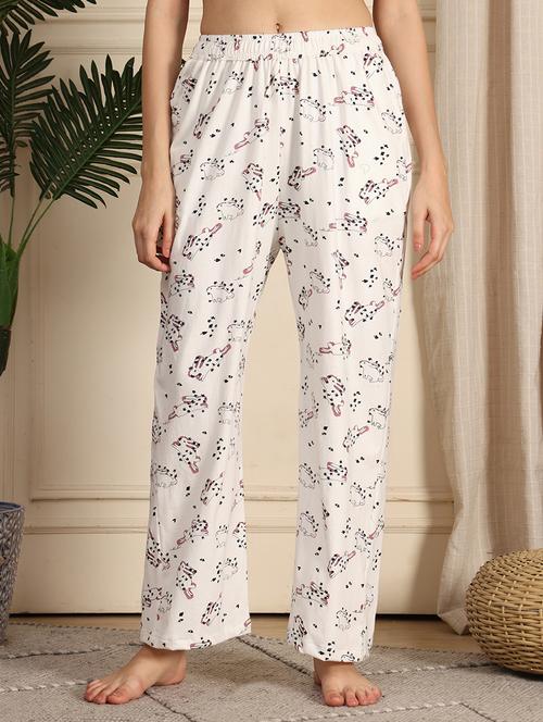 women printed mid rise full length pajama - 21939497 - Very Small Image - 1