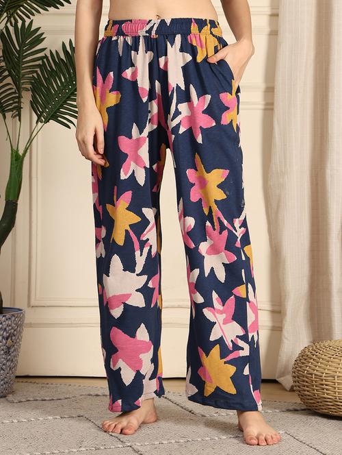 women printed mid rise full length pajama - 21939498 - Very Small Image - 1