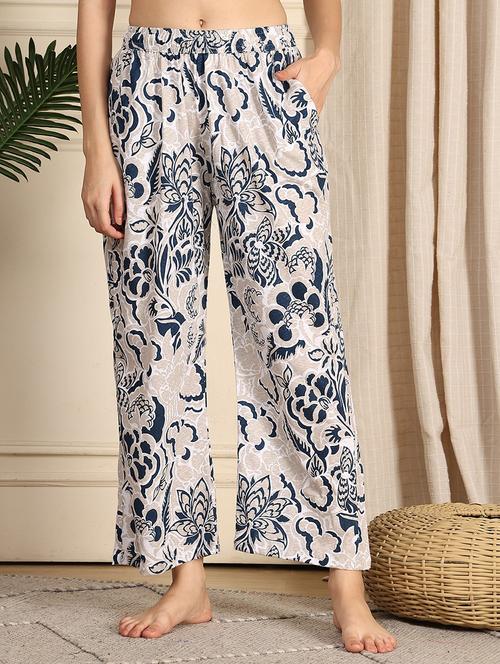 women printed mid rise full length pajama - 21939501 - Very Small Image - 1