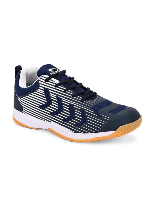 men navy blue lace up sport shoe - 21940299 - Very Small Image - 1