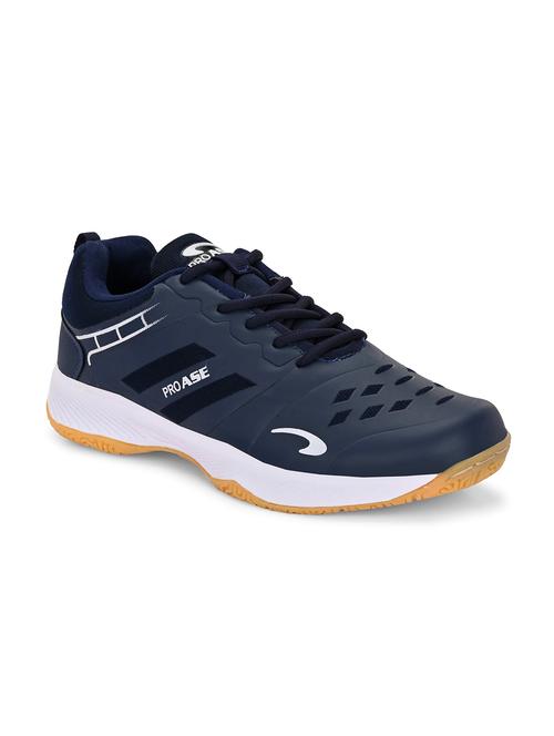 men navy blue lace up sport shoe - 21940303 - Very Small Image - 1