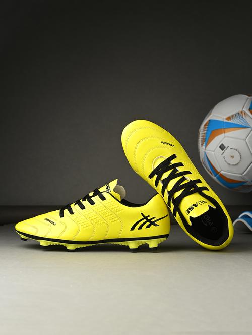 men yellow lace up sport shoe - 21940375 - Very Small Image - 1