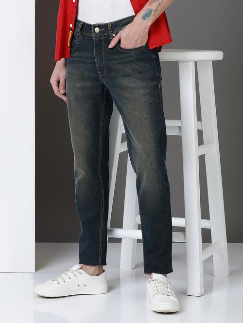 men mid rise full length denim jeans - 21940443 - Very Small Image - 1