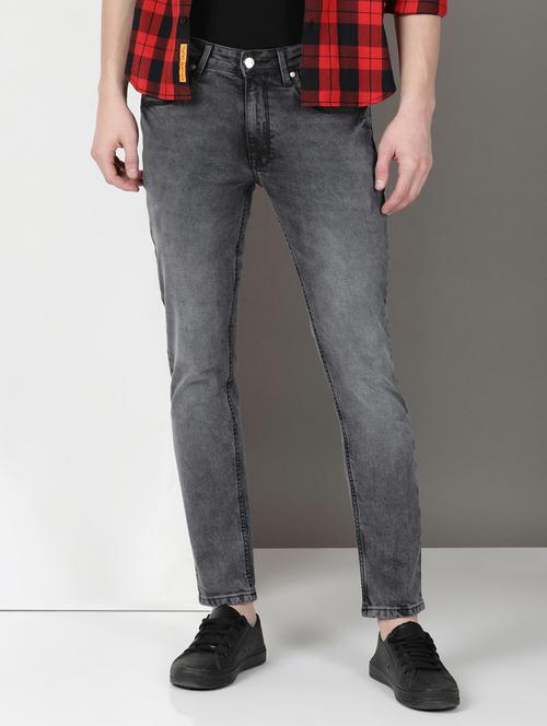 men mid rise full length denim jeans - 21940452 - Very Small Image - 1